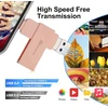 Usb atmintinė, skirta iphone, 4 viename usb 3.0 atmintinė su ios ir usb c, 256 gb somony išorinė atmintis greitam atsarginių kopijų kūrimui, suderinama su iphone/ipad/android/mac/pc (rožinė, 256 gb)