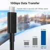 Usb-c 3.1 Gen 2 kabelis, 1m, 10gbps, 8k 60hz, 100w Pd