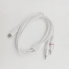 Usb C į 2 Rca Audio Kabelis, 1m, Baltas