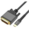 Usb-c į Dvi kabelis 4k, 2m