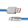 Usb C į Usb A kabelis, 1.0m, 120w, mėlynas, silikoninis
