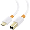 Usb C į Usb B Kabelis 2m Baltas