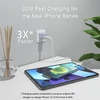 Usb c įkroviklis 20w pd 3.0 greitas mini įkroviklis, skirtas iphone 14/14 pro/14 pro max/13/13 mini/13 pro/13 pro max/12/12 mini, galaxy/pixel 4/3, ipad pro/air ipad mini, be kabelio (levandų spalvos)