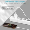 Usb c įkroviklis ir 2 m įkrovimo laidas, skirtas iphone 16/16e/16 pro/16 pro max/15/15 pro max/15 plus/ipad air, 20 w usb c greitasis įkroviklis, maitinimo kištukas, usb c maitinimo adapteris su greito įkrovimo laidu