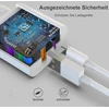 Usb c įkroviklis su usb adapteriu [2 in 1] 2 vnt. įkrovimo adapterių rinkinys, skirtas iphone/ipad/ausinėms/mobiliųjų telefonų maitinimo šaltiniui, kelių įkrovimo kištukų pd 3.0 greitas įkroviklio lizdas usb-c kištukinis įkroviklis, be