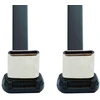Usb-c Kampinis 90° Kabelis 70mm, 65w Greitas Įkrovimas, Duomenų Perdavimas