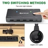 Usb-c Kvm jungiklis, Kceve Kvm type-c jungiklis palaiko 4k @ 60hz 1 type-c ir 1 Hdmi kompiuteriui, kurie dalijasi klaviatūra, pele ir monitoriumi, palaiko 87w Pd greitą įkrovimą
