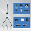 Usb-c Otg daliklis: 2x Usb-a moteriškas, 20 cm