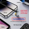 Usb-c prailginimo laidas 10gbps 100w, kampinis U formos, 3m