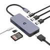 Usb-c šakotuvas su 7 prievadais ir 4k Hdmi