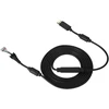 Usb gamepad kabelio pakeitimo kabelis, skirtas 360 – atplėšiamas adapterio kabelis geresnei žaidimų patirčiai (juodas)