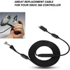 Usb gamepad kabelio pakeitimo kabelis su atjungimo adapteriu, 2,5 metro ilgio, 4 kontaktų dizainas (juodas)