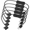 Usb į 4-pin Molex ventiliatoriaus maitinimo laidas su jungikliu (30 cm)