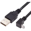 Usb į Micro Usb Kampinis Kabelis, 0.1m