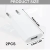 Usb įkroviklis, 2 vnt. įkroviklio maitinimo šaltinis 5v 1a, maitinimo šaltinis suderinamas su phone xs max xr x 8 7 6 6s 5s plus, pad mini, pod