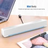 Kompiuterio kolonėlės Usb laidinis soundbar, 3,5 mm stereo soundbar, muzikos grotuvas, žemų dažnių erdvinio garso dėžė, skirta staliniam kompiuteriui, nešiojamam kompiuteriui, televizoriui, išmaniajam telefonui, planšetiniam kompiuteriui, pc, mp3, mp4, nešiojamas žemų dažnių g
