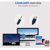 Kompiuterio kolonėlės Usb laidinis soundbar, 3,5 mm stereo soundbar, muzikos grotuvas, žemų dažnių erdvinio garso dėžė, skirta staliniam kompiuteriui, nešiojamam kompiuteriui, televizoriui, išmaniajam telefonui, planšetiniam kompiuteriui, pc, mp3, mp4, nešiojamas žemų dažnių g