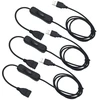 Usb prailginimo laidas su jungikliu, 3 vnt., 1m