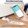 Useelink išmanusis nuotėkio detektorius, Zigbee vandens detektorius, vandens jutiklio aliarmo potvynio detektorius su programėlės pranešimu ir 100 Db akustiniu aliarmu (baterijos įtrauktos)
