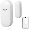 Utebit lango signalizacija apsaugai nuo įsilaužimo, mini išmanusis wifi lango jutiklis apsaugai nuo įsilaužimo durų su programėle lango signalizacijos jutiklis namų apsaugos durų signalizacijos sistemos suderinamumas su alexa google