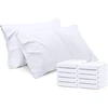 Utopia Bedding Karališkos pagalvės užvalkalai - 12 vnt. pakuotė - uždaras užsegimas - minkštas šlifuotas mikropluošto audinys - atsparūs susitraukimui ir blukimui karališko dydžio pagalvių užvalkalai 50 x 100 cm (balti)