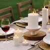Uyuni Lighting Led arbatinės žvakutės 3.9 x 4.7 cm - tealight 400 baltas plain - led arbatinė žvakutė su nuotolinio valdymo pulteliu ir laikmačiu, su baterija, 400 valandų degimo laikas