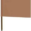 Uždanga nuo vėjo, 3 plokštės, taupe spalvos, 400x80cm, audinys