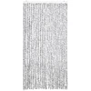 Užuolaida nuo vabzdžių, šviesi/tamsi pilka, 100x220cm, šenilis