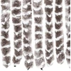 Užuolaida nuo vabzdžių, taupe ir balta, 90x220cm, šenilis