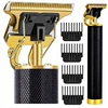 V9 Barber Shop plaukų ir barzdos kirpimo mašinėlė-trimeris Usb dovana