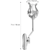 Vaguelly marširavimo šakė trombonui, metalinis marširuojančios muzikos laikiklis, priedas prie piltuvo, pučiamasis instrumentas, muzikos knygos spaustukas, sidabrinis