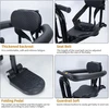 Vaikiška dviračio kėdutė priekyje, nuimama, su atrama ir pedalais