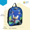Vaikiška kuprinė "sonic" - 29 cm, juoda