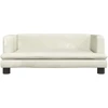 Fotelis Vaikiška sofa, kreminės spalvos, 80x45x30cm, aksomas