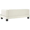 Fotelis Vaikiška sofa, kreminės spalvos, 80x45x30cm, aksomas