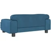 Fotelis Vaikiška sofa, mėlynos spalvos, 70x45x30cm, aksomas