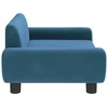 Fotelis Vaikiška sofa, mėlynos spalvos, 70x45x33cm, aksomas