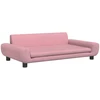 Fotelis Vaikiška sofa, rožinės spalvos, 100x54x33cm, aksomas