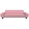 Fotelis Vaikiška sofa, rožinės spalvos, 100x54x33cm, aksomas