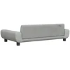 Fotelis Vaikiška sofa, šviesiai pilkos spalvos, 100x54x33cm, aksomas