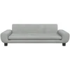 Fotelis Vaikiška sofa, šviesiai pilkos spalvos, 100x54x33cm, aksomas