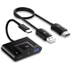Vaizdo grotuvas Anytrox belaidis hdmi siųstuvas ir imtuvas, usb c į hdmi belaidis siųstuvas ir imtuvas, 1080p belaidis ekrano plėtiklis vaizdo/garso srautiniam perdavimui iš telefono/planšetinio kompiuterio/nešiojamojo kompiuterio į televizorių, projektorių, monitorių