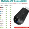 Vaizdo grotuvas Belaidis ekrano adapteris 5g/2.4g, 4k wifi nešiojamas ekrano imtuvas 1080p hdmi ekrano veidrodinis atspindys, suderinamas su telefonu, televizoriumi, projektoriumi, palaiko miracast airplay dlna (5g)