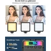 Vaizdo šviestuvas rgb, ulanzi vl49 led vaizdo šviestuvas su 2000 mah baterija, maža pritemdoma kameros lemputė 2500k-9500k, magnetai nugaroje, kompaktiška foto lemputė makro fotografijai, produktų fotografijai ir youtube tinklaraščiams