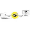 Value 8k Hdmi Ultra Hd kabelis su Ethernet plokščias St/st 2m