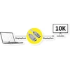 Value Displayport kabelis, v2.1, 10k, Dp St - St, juodas, 2 m