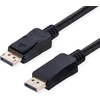 Value Displayport kabelis, v2.1, 10k, Dp St - St, juodas, 2 m