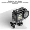 Vandeniui atsparus dėklas, skirtas djiosmo action 4 action 3 60m/196ft povandeninei apsaugai, nardymo korpusas su 2 šalto batelio tvirtinimo adapteriais ir 3 filtrais, nardymo korpuso priedų rinkinys
