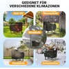 Vandeniui atsparus medinio žirgo uždangalas, skirtas lauko sodui: 420d Oxford medinio žirgo priedai su vandeniui atspariomis juostelėmis - atsparus Uv spinduliams su atšvaitinėmis juostelėmis