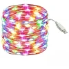 Varinės vielos lemputės 200 Led mikro Usb spalvotos